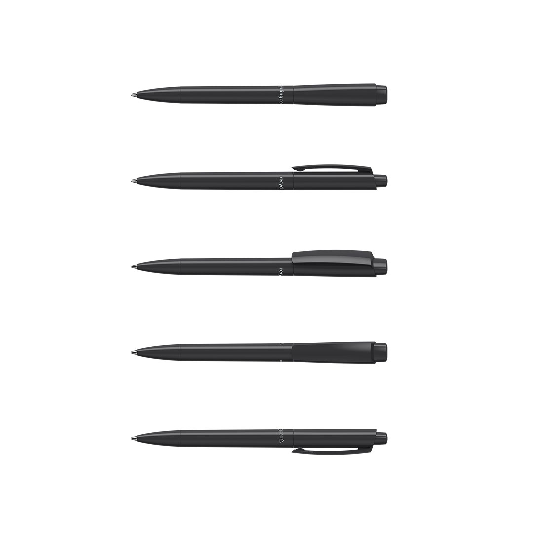 KLIO Zeno Kuglepen - rPET - Mørkegrå