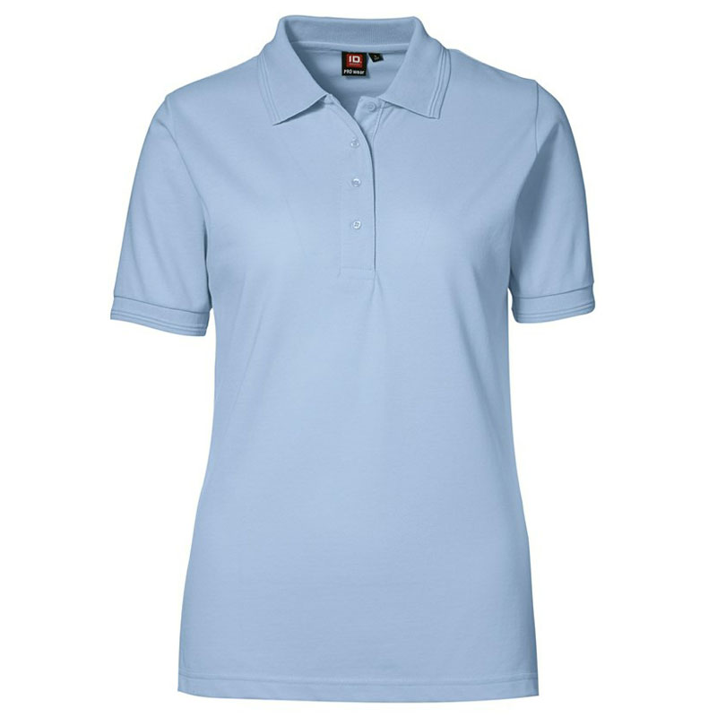 ID Pro Wear Poloshirt Dame - Lyseblå