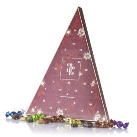 Julekalender Cocoture 270 g. - Bordeaux Rød