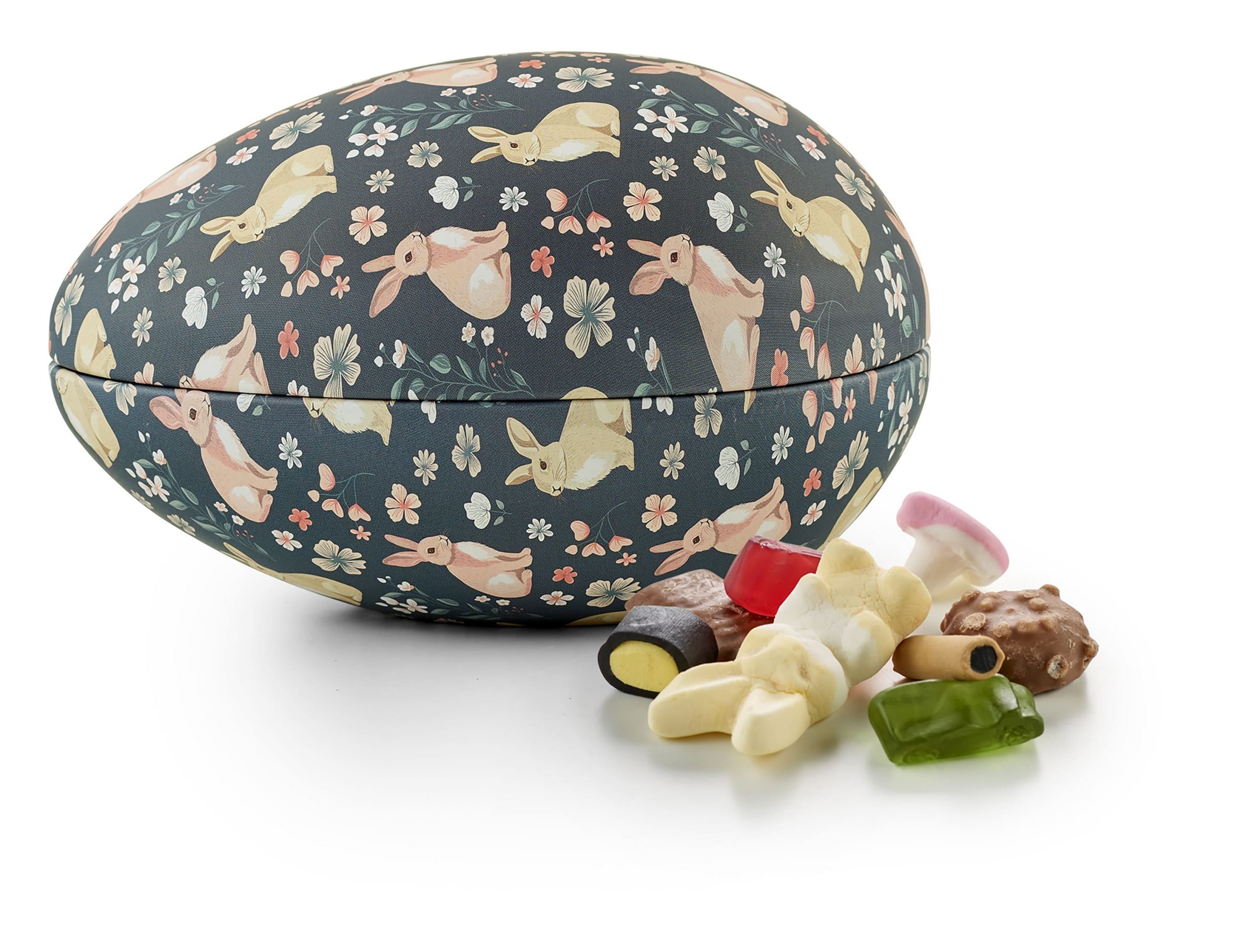 Metal Påskeæg Familieblanding, 200 g. - Sort