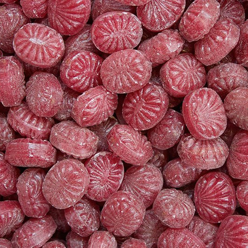 Plastic dåse med Labels på side og låg. - Chilibolsjer