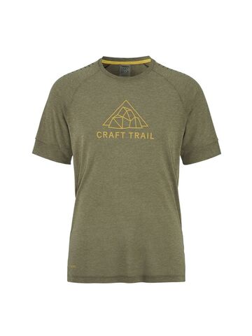 CRAFT Uld SS T-shirt, Herre - rPet - Grøn
