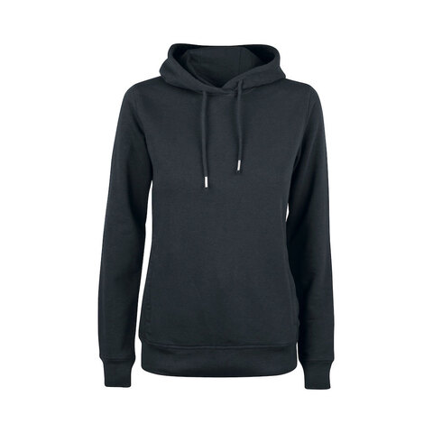 CLIQUE Premium OC Hoody Dame - Øko Bomuld - Sort
