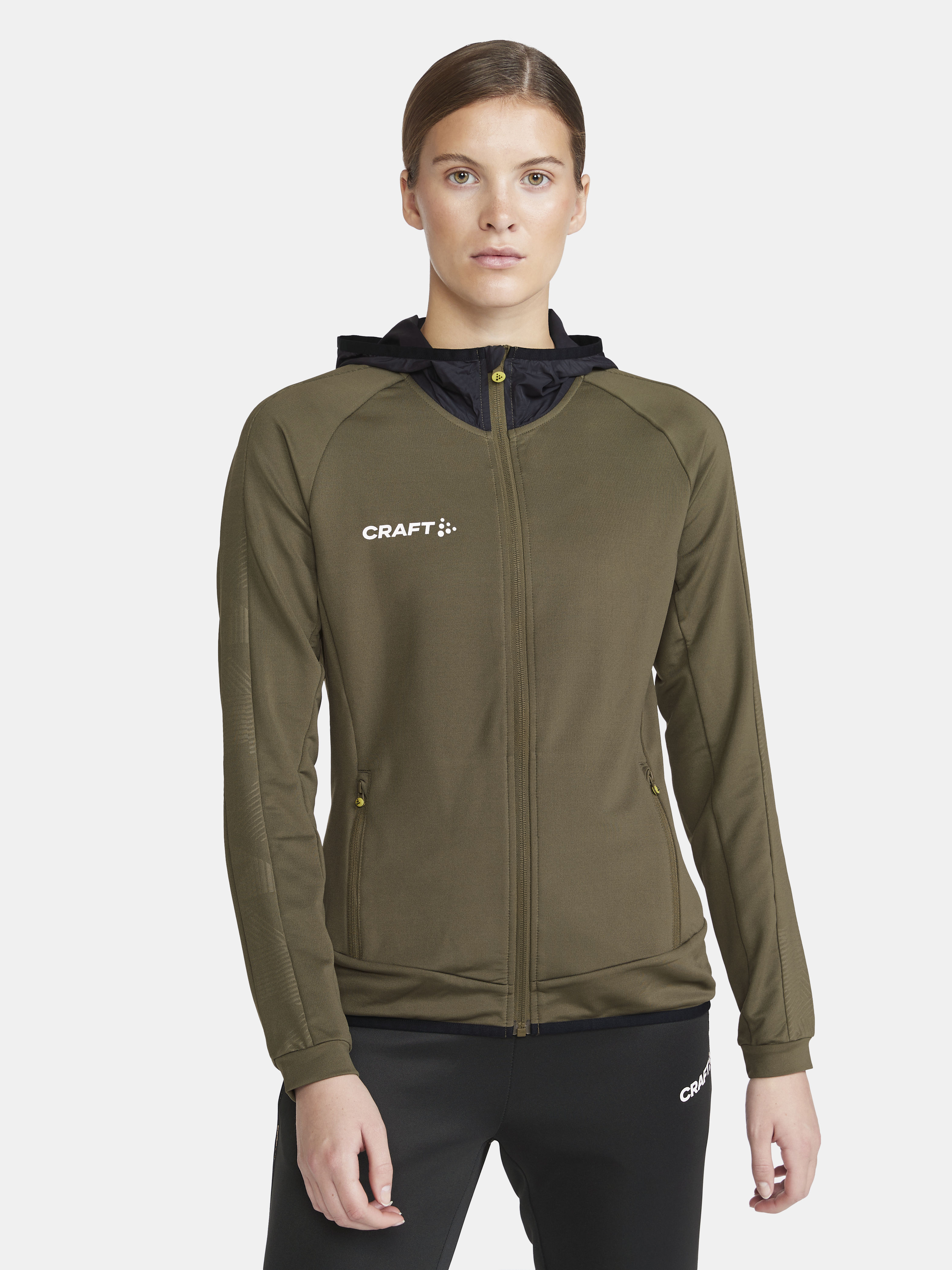 CRAFT Extend Full Zip, dame - rPet - Army