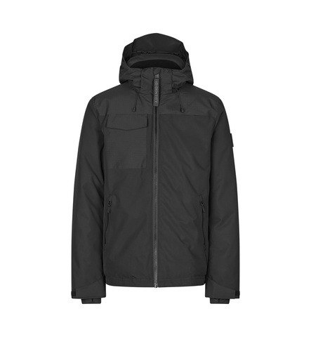 ID Hooded Vinterjakker, Herre - 100% rPet - Sort