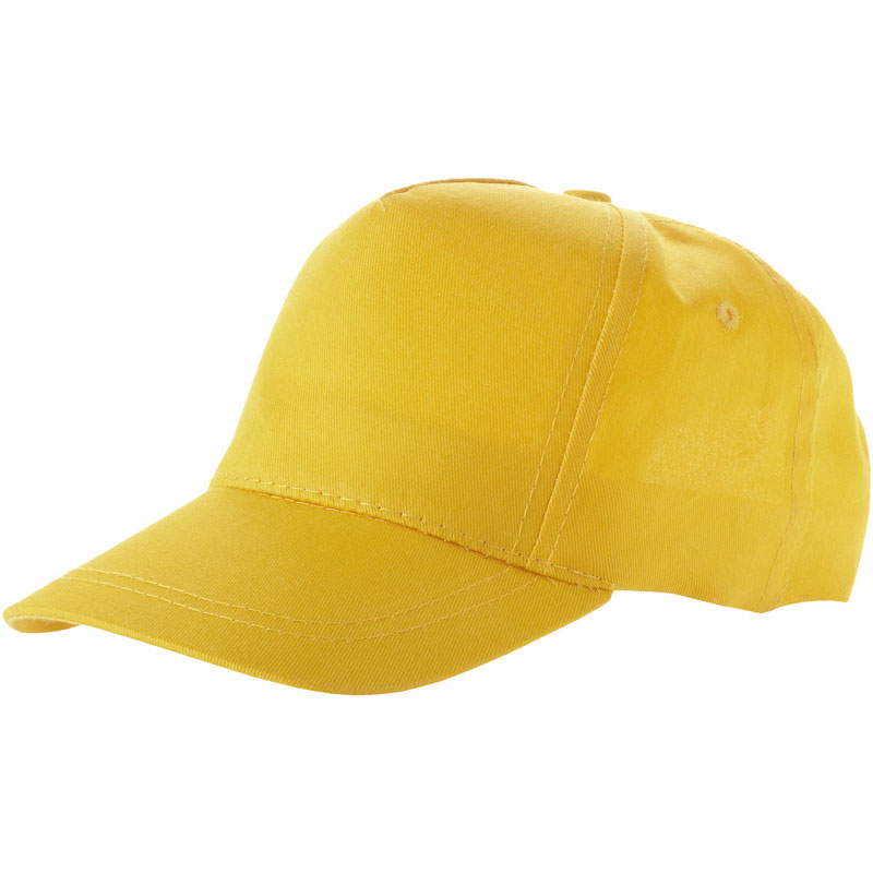 Memphis Børne Cap med 5 paneler - Gul