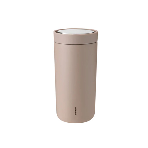 STELTON To Go Click Termokop, 0,4 ltr. - 90% genbrugsstål - Soft Heather