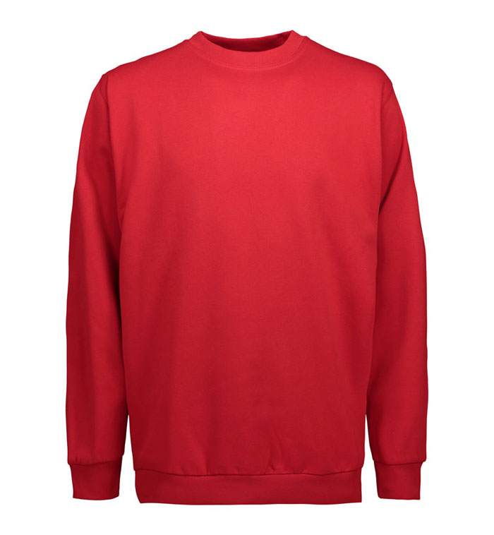 ID Pro Wear Klassisk Sweat Shirt - Rød