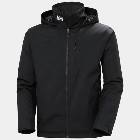 HELLY HANSEN Crew Hooded Midlayer Jakke 2.0 - Sort