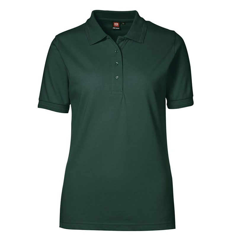 ID Pro Wear Poloshirt Dame - Flaskegrøn