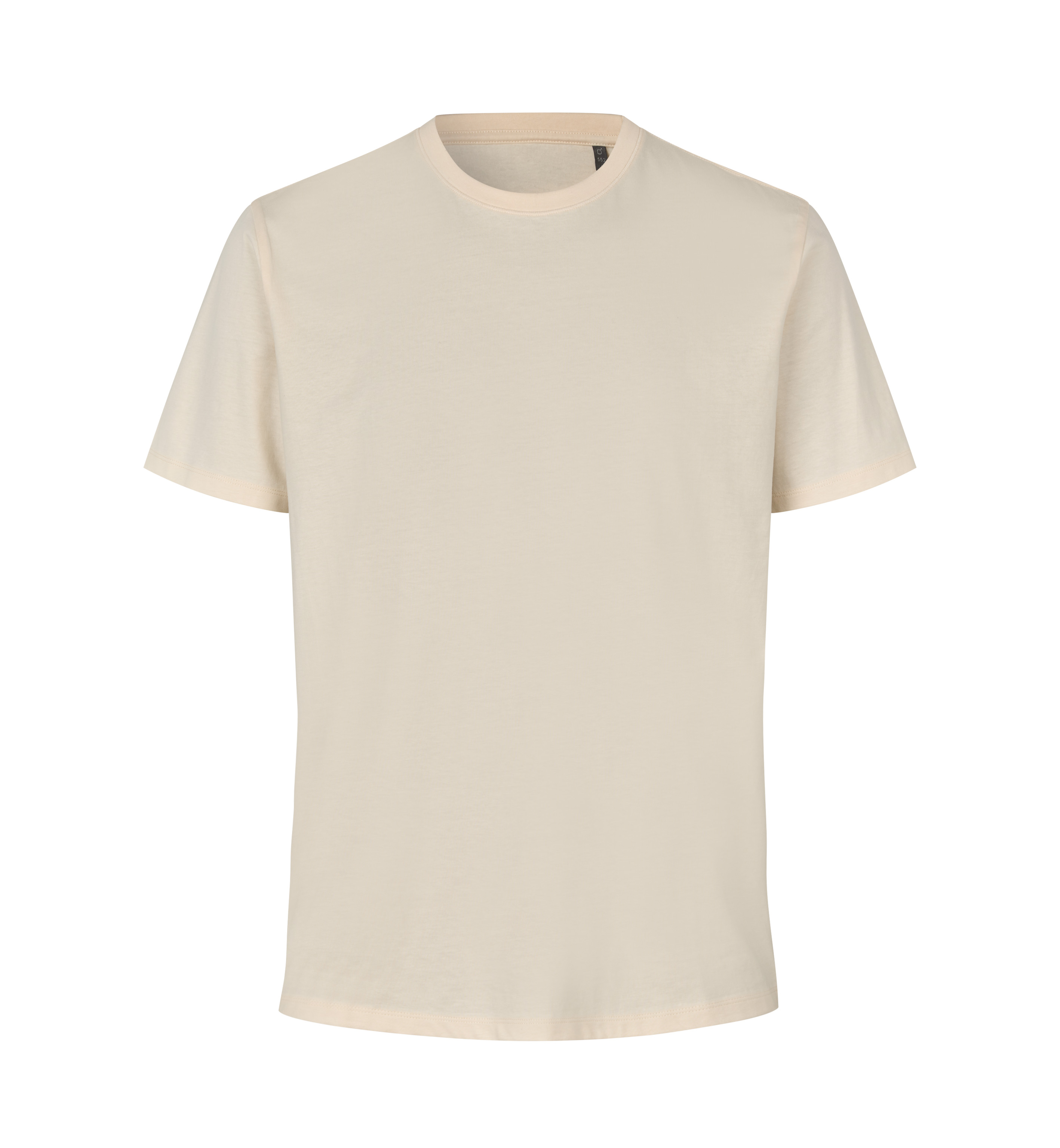 ID Økologisk O-hals T-shirt, herre - Off White