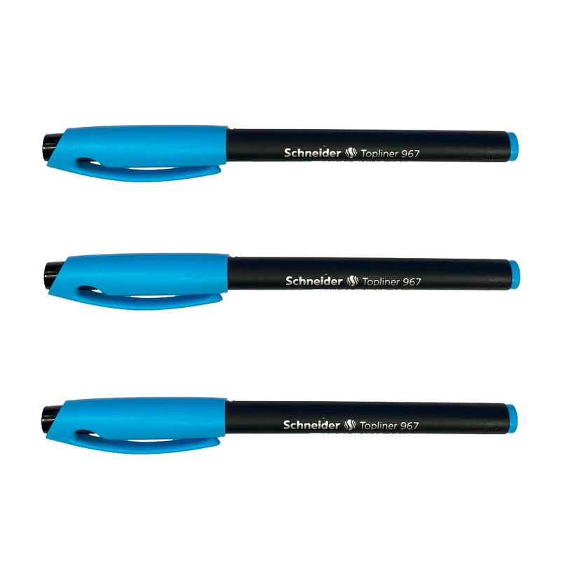 SCHNEIDER Fineliner Topliner 967 - Recycling - Aqua
