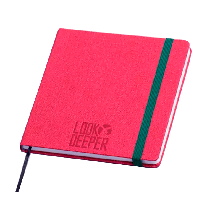 Art Paper Notesbog A5 - eget design-Rød