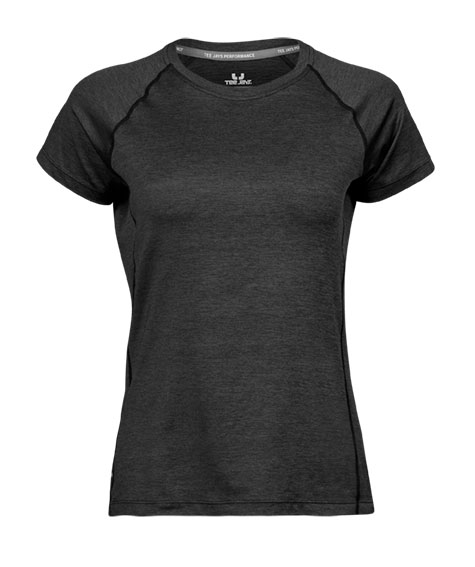 TEE JAYS Ladies Cooldry Tee-Grå melange