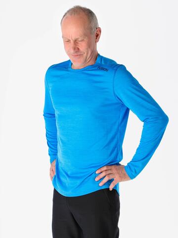 FUSION Løbetrøje, herre-Azur
