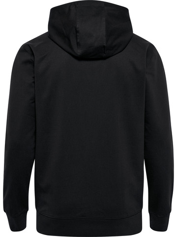 HUMMEL 2.0 Zip Hoodie, Herre - Økologisk Bomuld-Sort