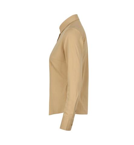 Seven Seas Hybrid Skjorte, Dame-Sand