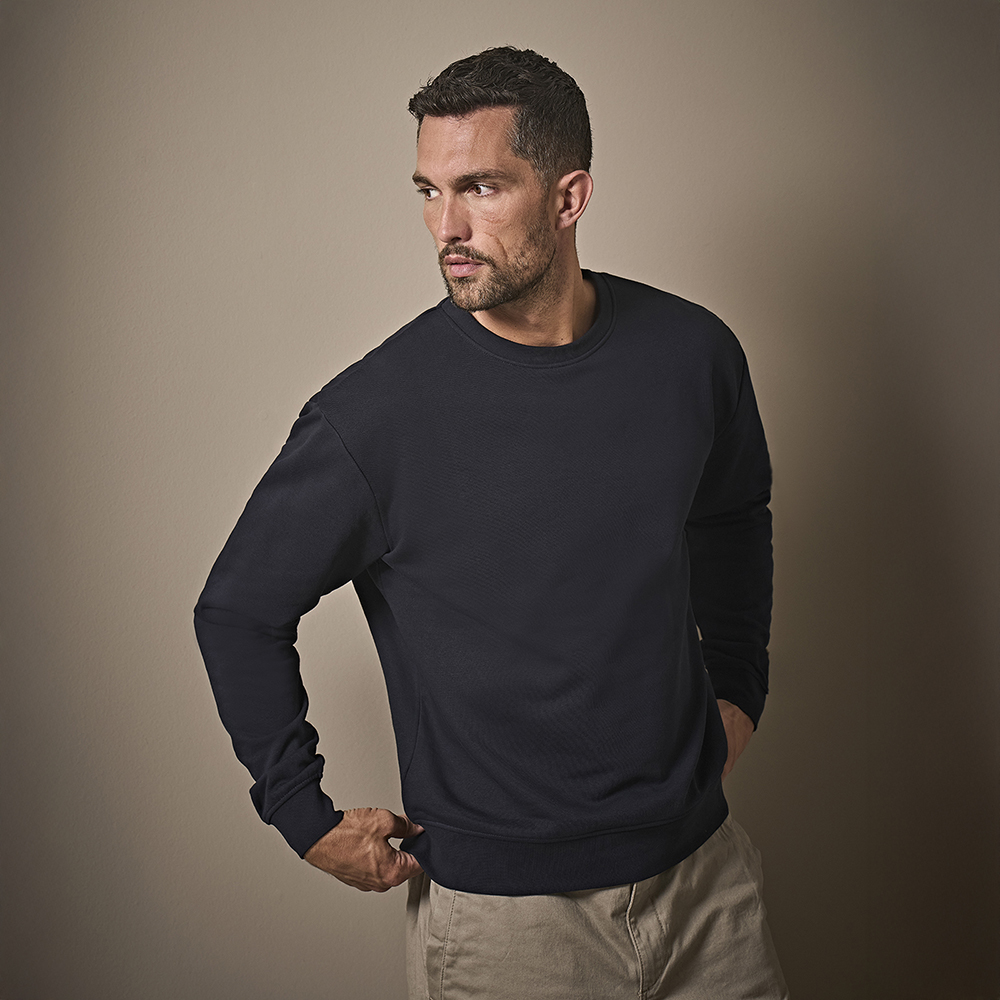 LABELFREE Power Sweatshirt , Tee Jays - Økologisk Bomuld-Navy