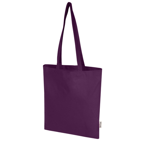 Madras Blend 140 gm² GRS mulepose i genvundet bomuld 7 l-Lilla
