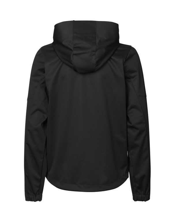 ID Letvægts softshell jakke kontrast, børn-Sort