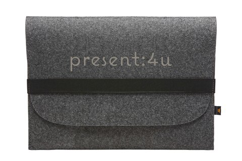 HALFAR Tablet Sleeve - rPET-Grå