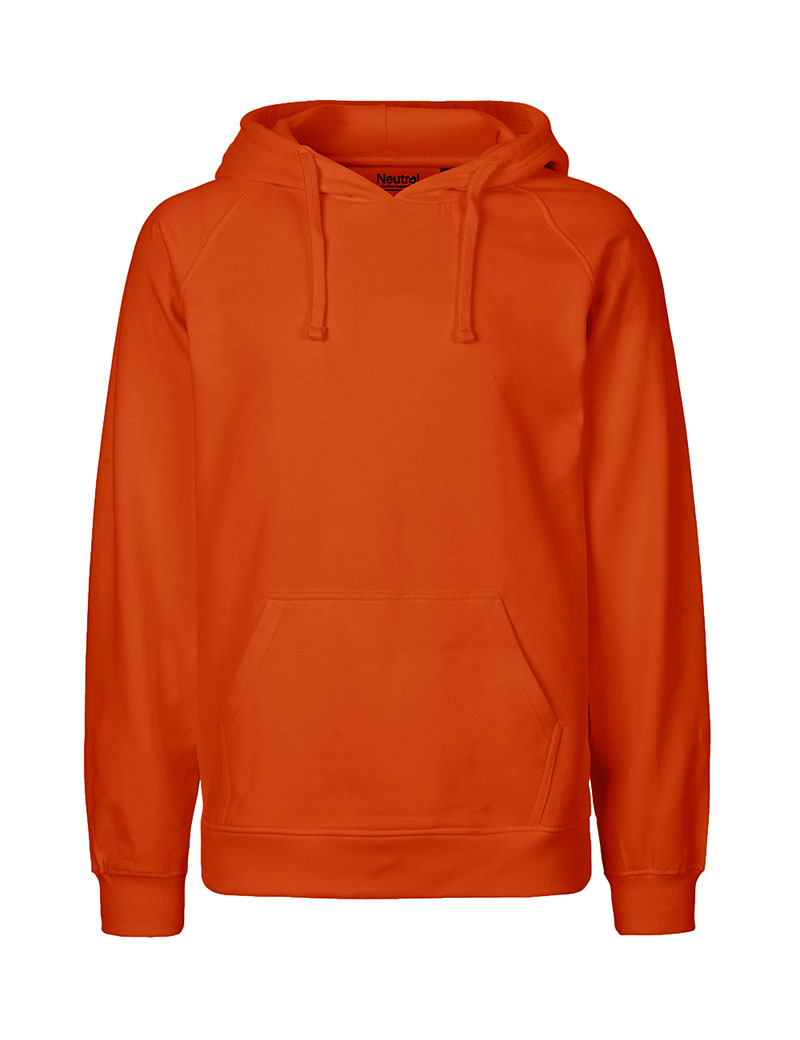 NEUTRAL Hoodie, 100% Økologisk Fairtrade Bomuld-Orange
