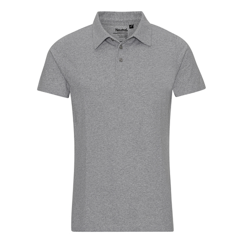 NEUTRAL Polo, Unisex - Genbrugs Bomuld-Grå