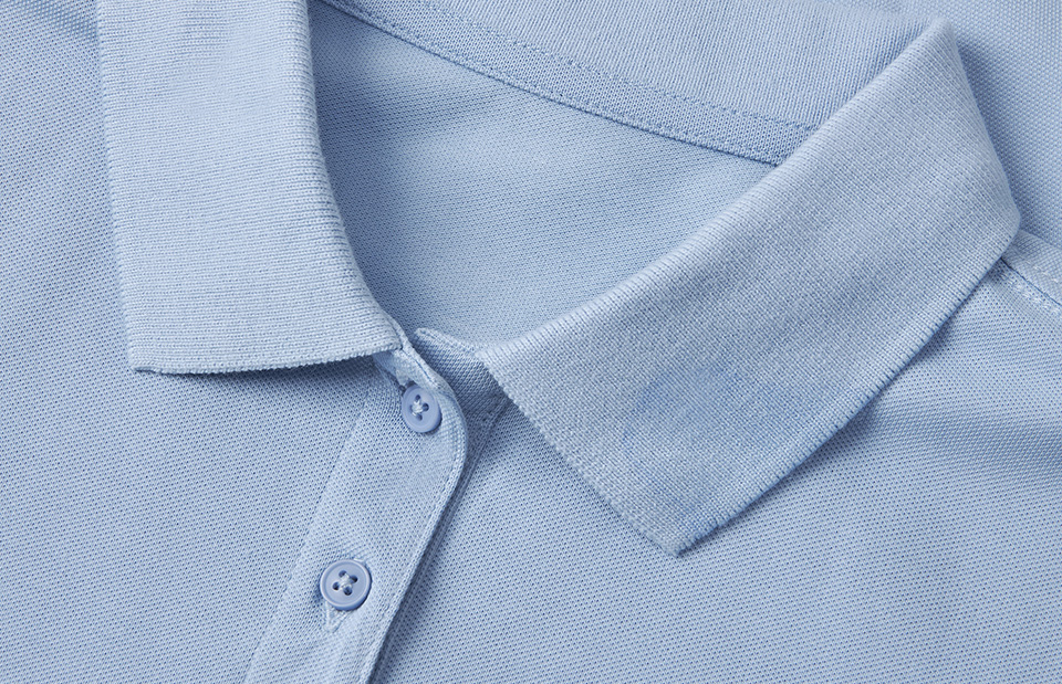 ID Økologisk poloshirt, dame-Lyseblå