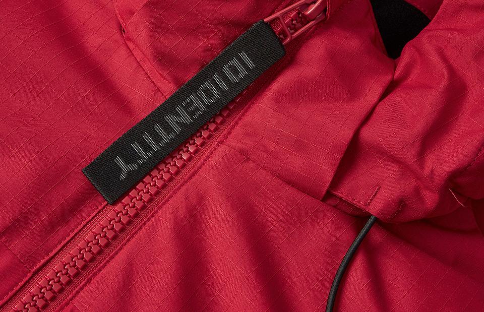 ID Hooded vinterjakke, dame - 100% rPet-Rød