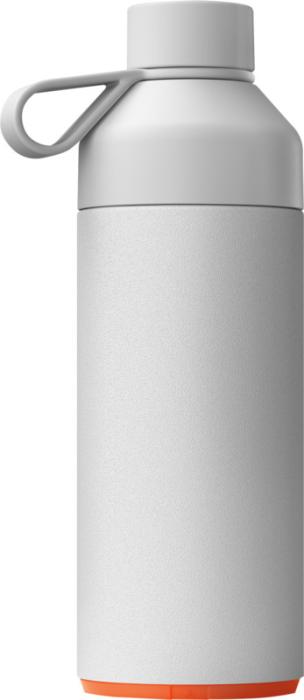 Ocean Bottle 1000 ml. vakuumisoleret vandflaske, Genanvendt Stål-Grå