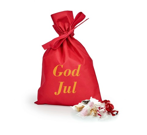Stofpose med Julemix, 1750 g.