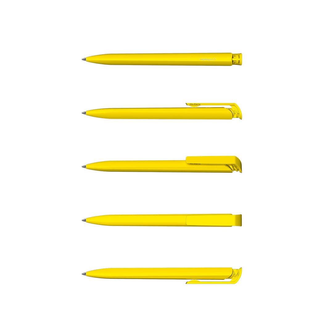 KLIO Trias Kuglepen - rPET-Gul