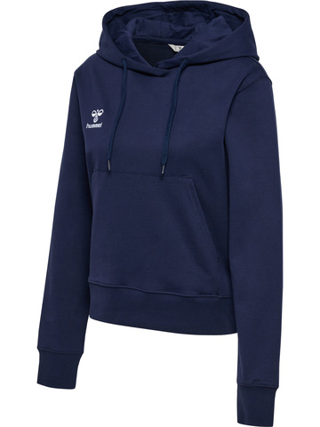 HUMMEL 2.0 Hoodie, Dame - Økologisk Bomuld-Navy