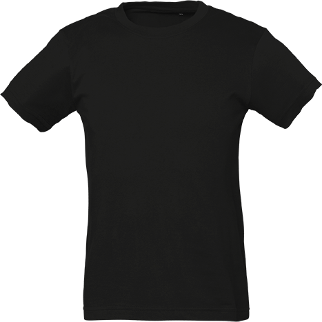 LABELFREE Junior Power T-shirt, Tee Jays, Økologisk-Sort