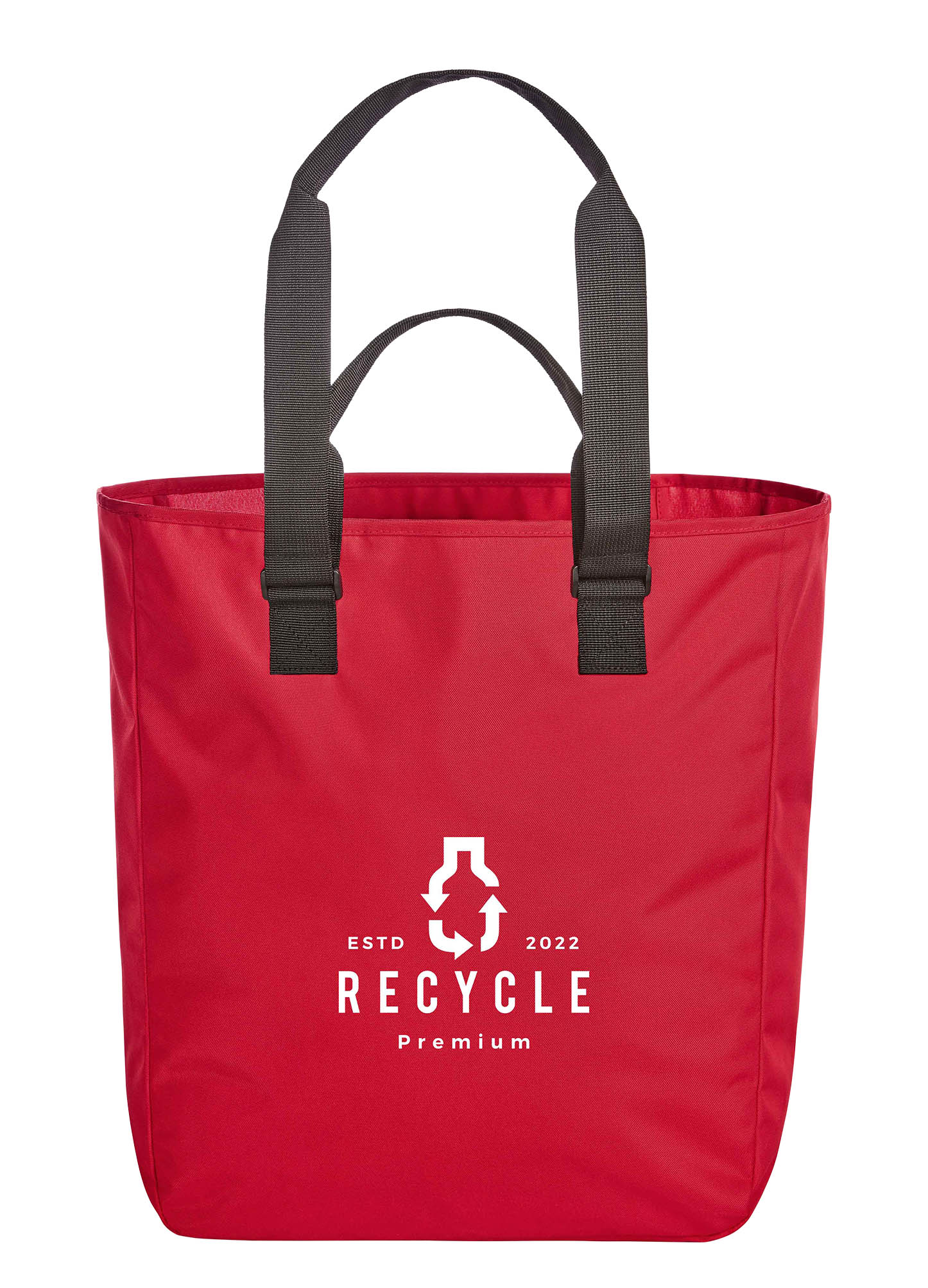 HALFAR Stor Rumlig Shopper Daily - rPET-Rød