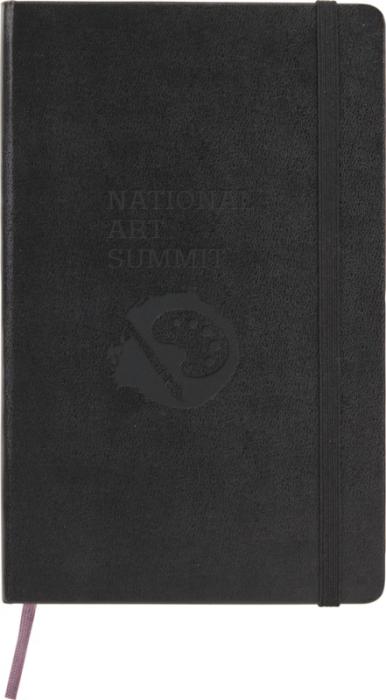 MOLESKINE Classic L hardcover notesbog - prikket - Certificeret Papir-Sort