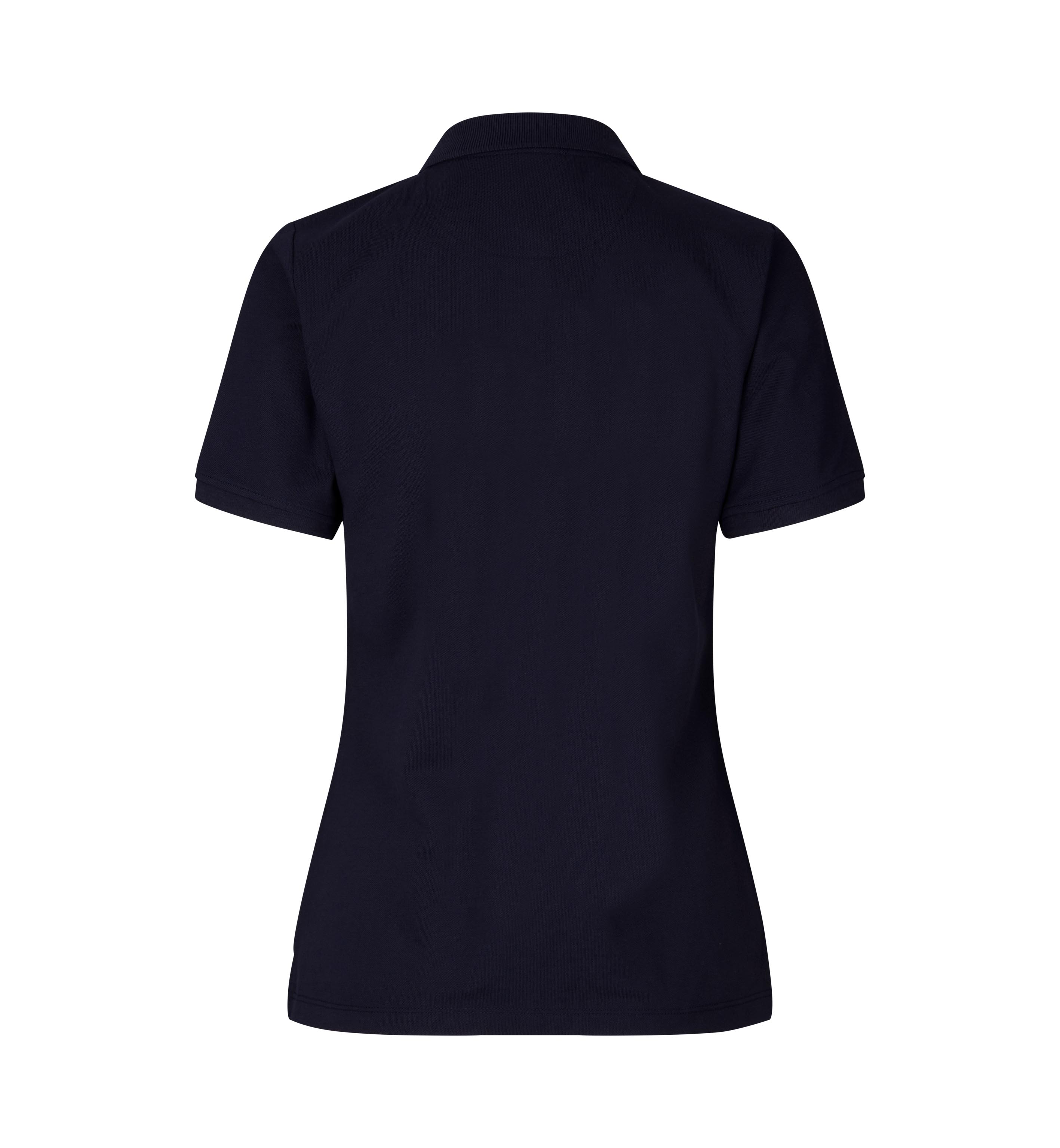 ID PRO Wear CARE Poloshirt I klassisk, dame - Genbrugs bomuld-Navy