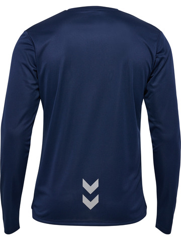 HUMMEL Langærmet T-shirt, Herre - 100% rPet-Navy