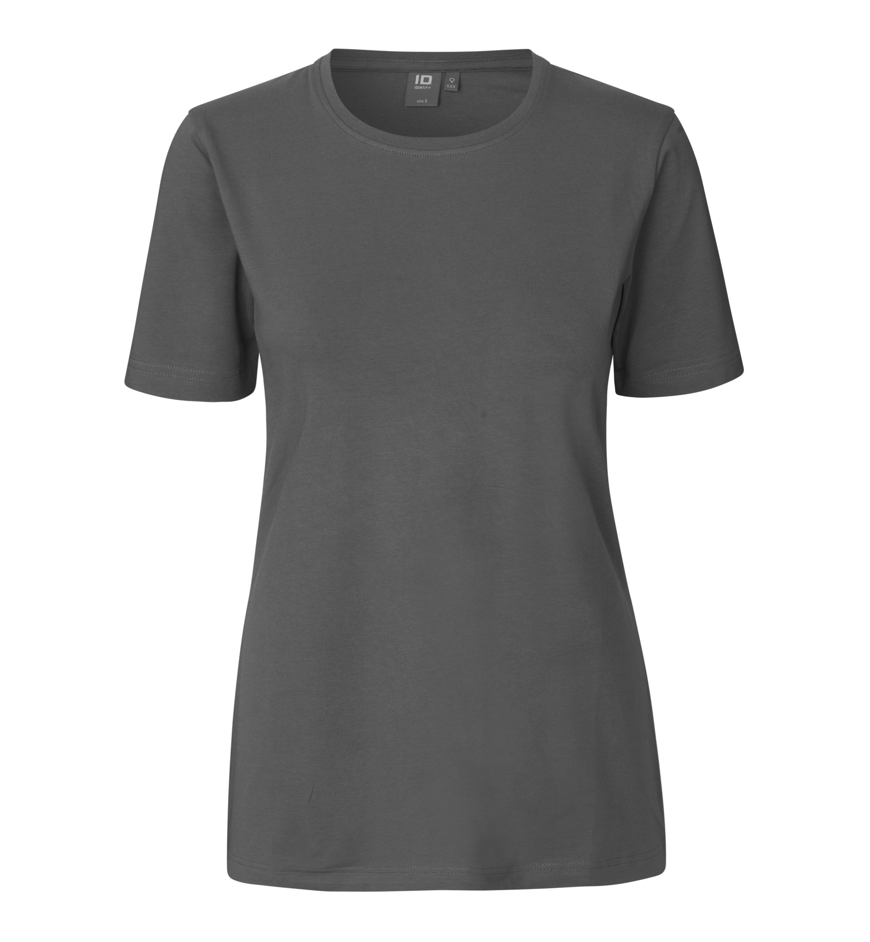 ID Stretch T-shirt komfort, dame-Silver grey