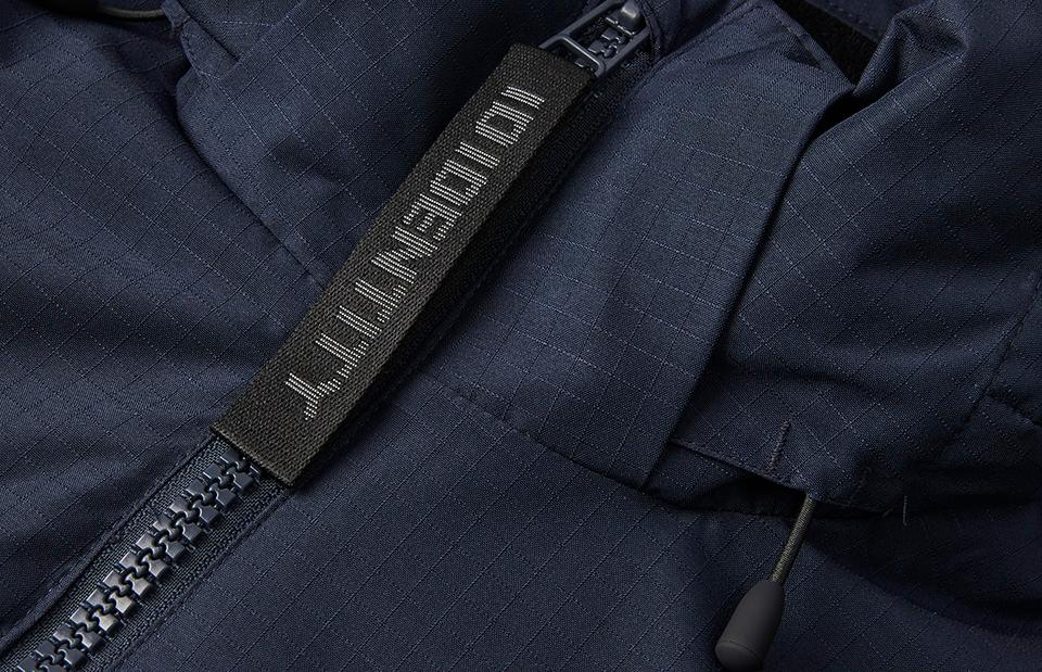 ID Hooded vinterjakke, dame - 100% rPet-Navy