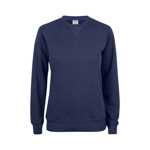 CLIQUE Premium OC Roundneck Dame - Øko Bomuld-Mørk Marine
