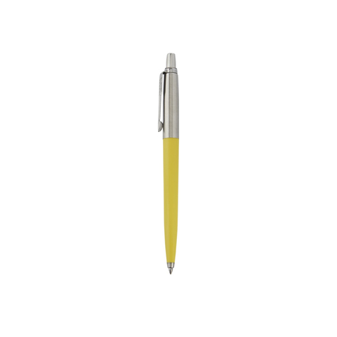 Parker Jotter Recycled kuglepen (sort refill)-Gul