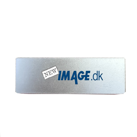 Aluminium Navneskilt 60 x 20 mm