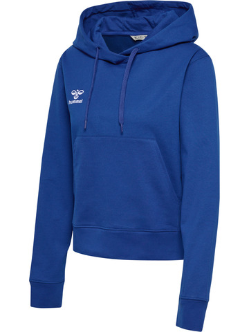HUMMEL 2.0 Hoodie, Dame - Økologisk Bomuld-Blå