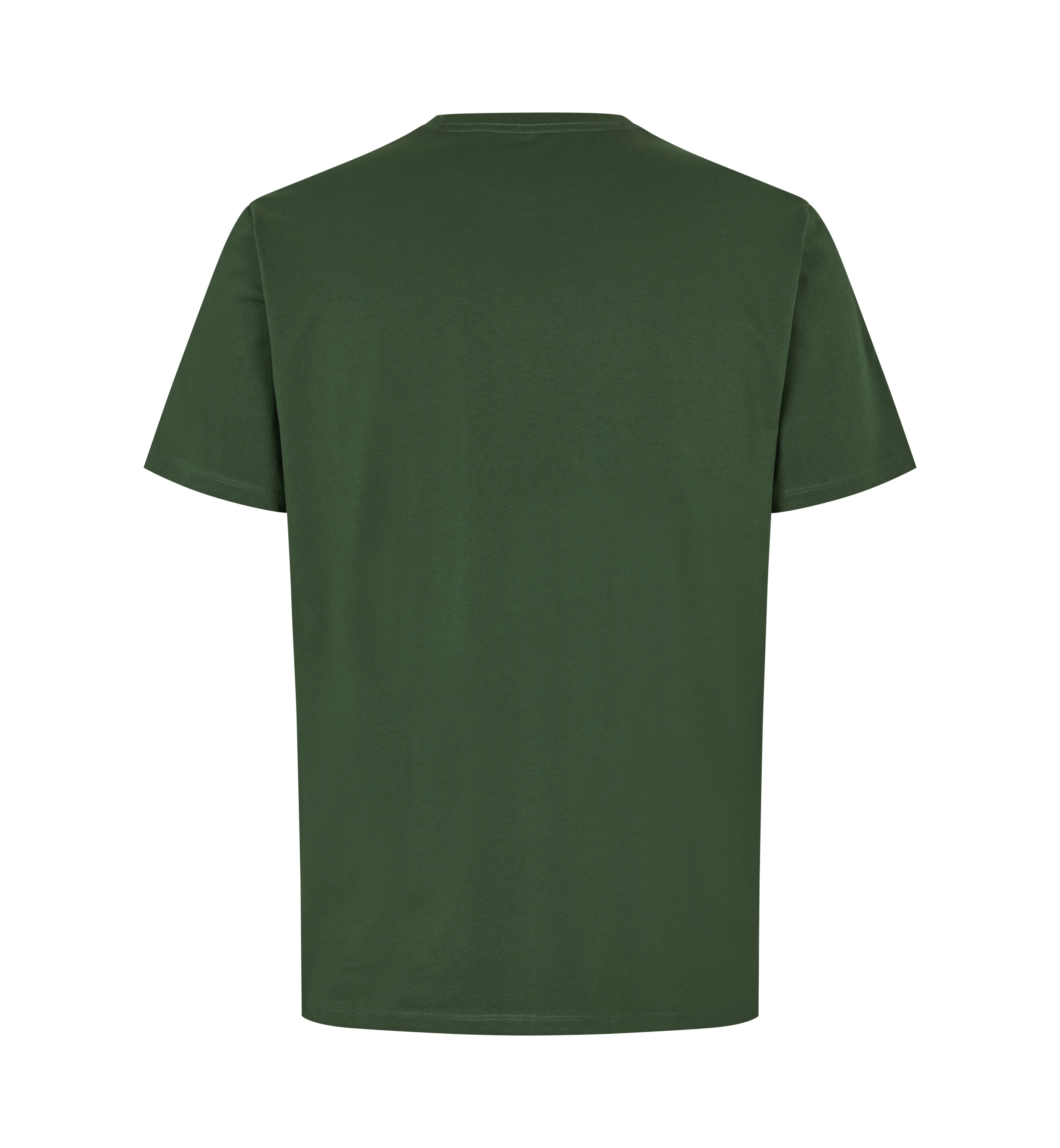 ID Økologisk O-hals T-shirt, herre-Grøn