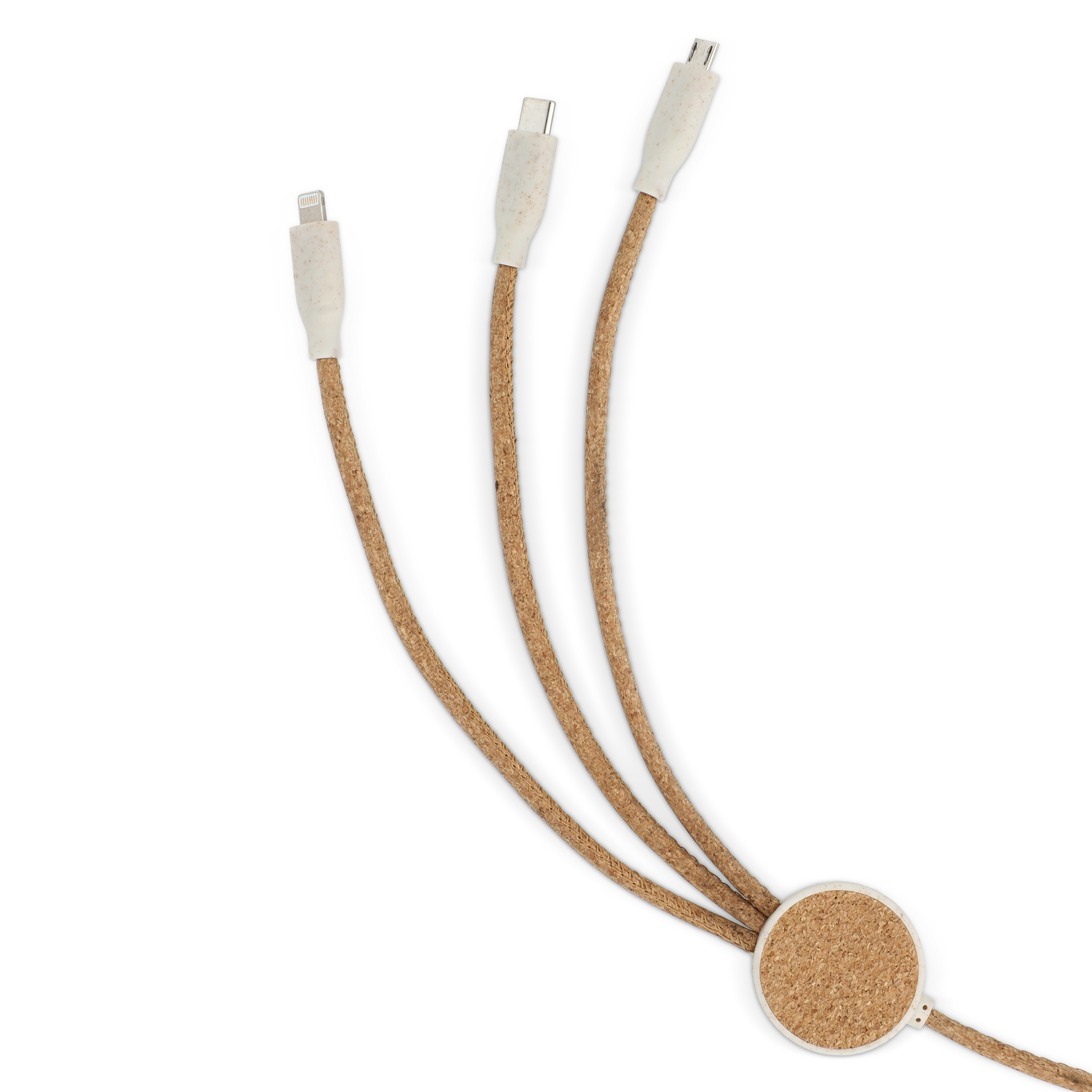 Cork 3 in 1 PD charging & data cable - Certificeret Cork-