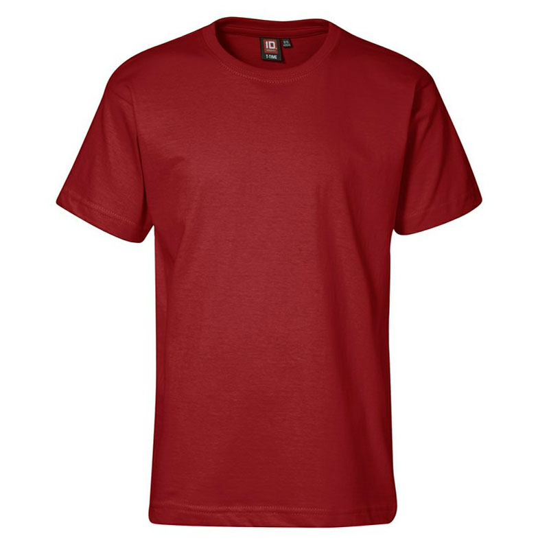 ID Børne T-time T-shirt-Rød
