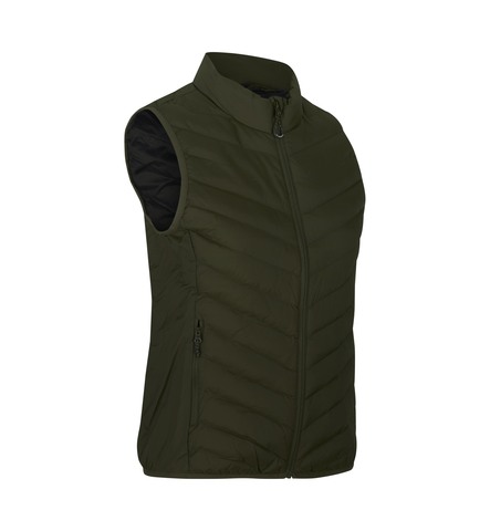 ID Bodywarmer, stretch, Dame-Oliven