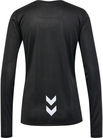 HUMMEL Langærmet T-shirt, dame - 100% rPet-Sort