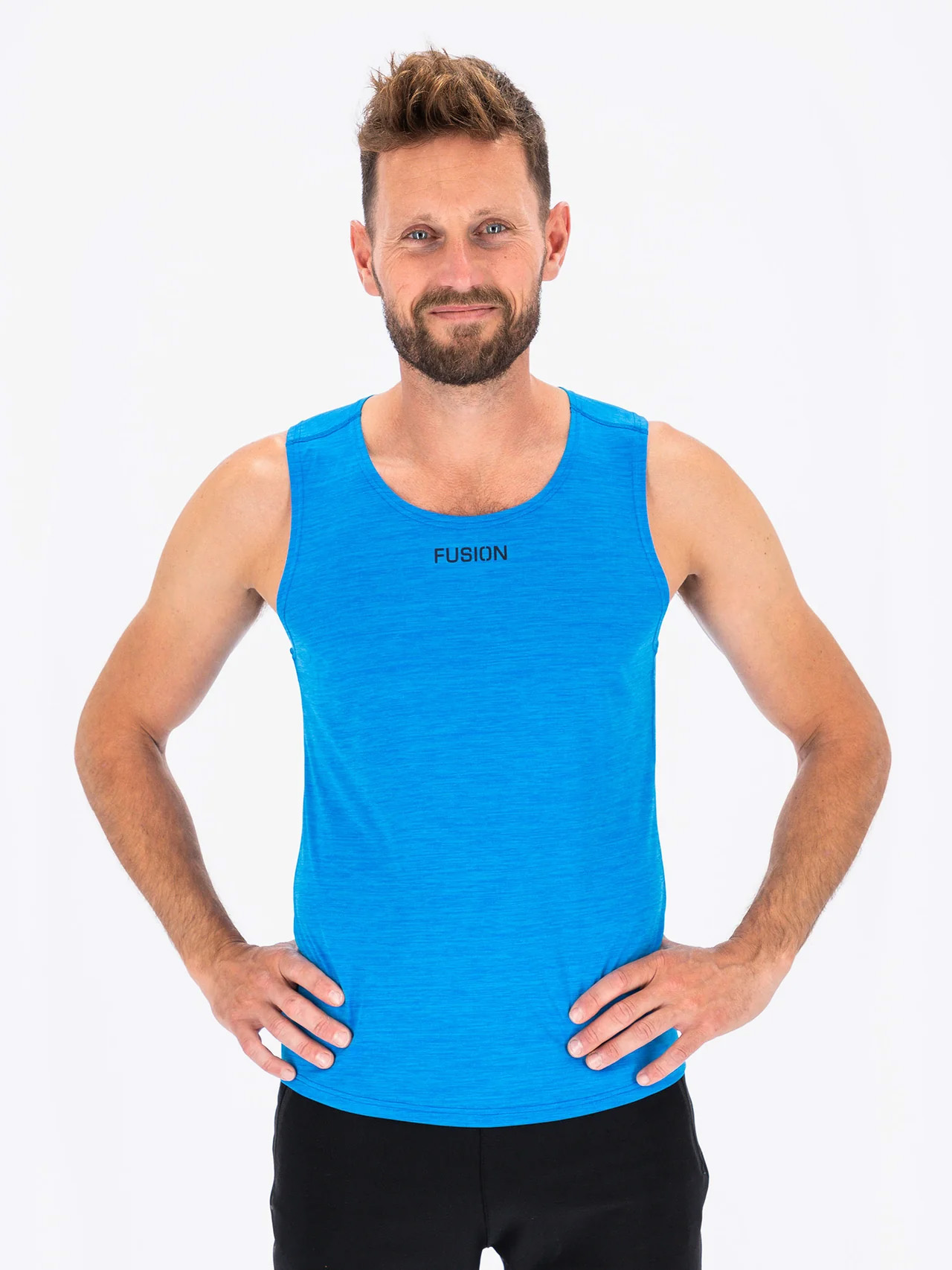FUSION C3 Singlet, Herre-Blå